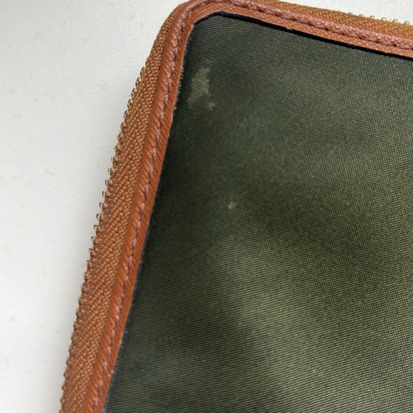 Michael Kors Ziparound Nylon Olive Green Wallet - Picture 3 of 8